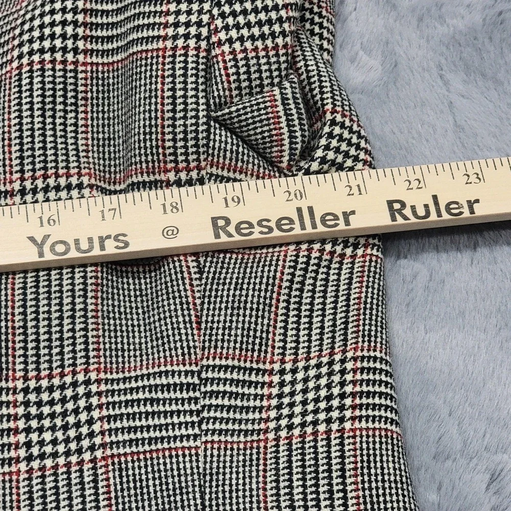 Vintage 80s Redwood Ross Blazer Mens 42S‎ Gray Plaid Wool Tweed Sport Coat